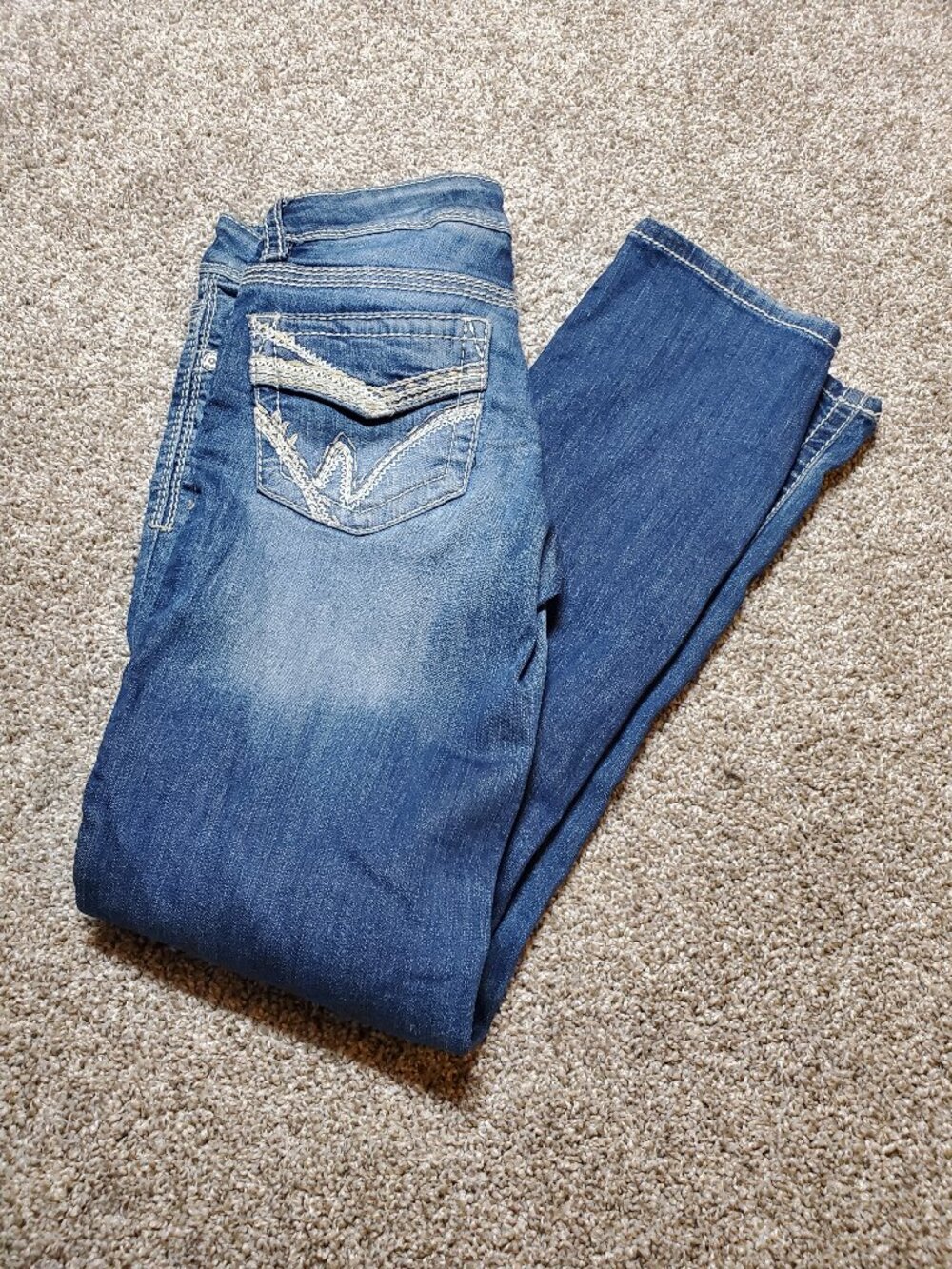 Warehouse One Women's Jeans Blue Faded Wash 28x29